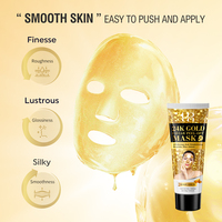 Masque de soin du visage à la nicotinamide et au collagène en or 24 carats Marque privée Soins de la peau Hydratant Blanchissant Éclaircissant