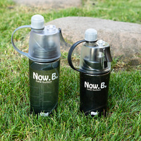 Bouteilles d'eau personnalisées en plastique sans BPA, anti-fuite, avec vaporisateur de sport, pour boire de l'eau