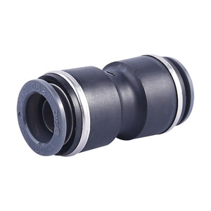 SMC Pneumatic Fitting 1/4 Tube to 7/16-20 UNF Male Thread Straight Through SAE45 - Product Image 4