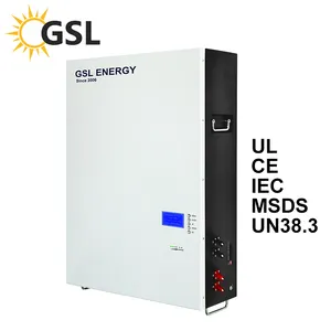 GSL ENERGY 15Kw LiFePO4 Lithium Batterie Panneau Solaire Système Solaire Attaché Par Grille de Système D'alimentation