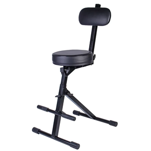 Silla <span class=keywords><strong>de</strong></span> <span class=keywords><strong>Guitarra</strong></span> Plegable Ajustable en Altura Yinyu SB007 con Respaldo para Estudio <span class=keywords><strong>de</strong></span> Práctica Musical - Product Image 1