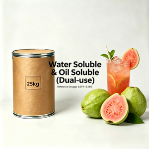 Essenza di <span class=keywords><strong>Guava</strong></span> Pura 301021 per Bevande, Prodotti da Forno e Dolciumi, Certificata HALAL ISO22000 MOQ 1kg Idrosolubile/Olio-solubile - Product Image 2