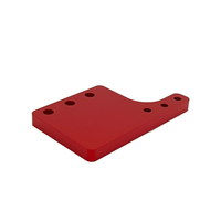 Plaque de connexion décalée irrégulière avec trous de montage multi-positions, support de positionnement pour équipement industriel, usinage CNC personnalisé
