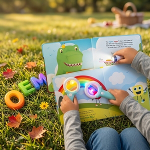 Libro Interattivo Luminoso Personalizzato OEM con Lente d'Ingrandimento Magica, Giocattolo Educativo per Bambini - Product Image 2