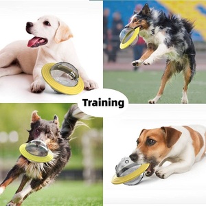 Funzioni Multiple erogazione di cibo migliora IQ Chasing Treat Ball Pet <span class=keywords><strong>Dog</strong></span> UFO Toys Pet <span class=keywords><strong>dog</strong></span> Food Leakage Slow Feed <span class=keywords><strong>Toy</strong></span> - Product Image 5