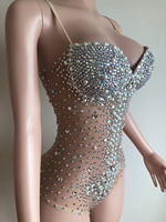 NOVANCE Y1443 Nouvelle Mode Vêtements Jarretelles Blingbling Diamant Perles Vêtements de Maternité Grande Taille Body Femmes pour Séance Photo