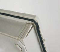 Unités de ventilation d'air de VENTILATEUR AC imperméable d'installation rapide avec l'obturateur de cascade pour la protection IP55 d'armoire électrique