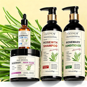 Set Personalizzato di <span class=keywords><strong>Shampoo</strong></span> e Balsamo con Estratti di Rosmarino, Idratante, Nutriente, Stimolante della Crescita dei Capelli - Product Image 1