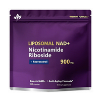 Kapsul Kecantikan Kulit Liposomal NAD+ Nicotinamide Riboside Resveratrol Grosir 2 Kapsul Sehari 24 Bulan untuk Dewasa