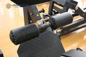 Équipement de fitness commercial 4 en 1, charge de <span class=keywords><strong>plaques</strong></span>, double 45 °   Chaise romaine <span class=keywords><strong>GHD</strong></span> PND pour l'extension des hanches et le renforcement des fessiers - Product Image 4