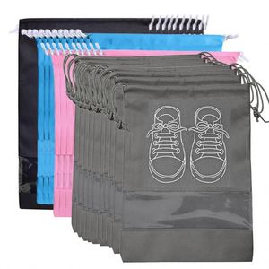 Non-Woven <b>Storage</b> <b>Shoe</b> Bag Drawstring Travel Convenient <b>Shoe</b> Bag Dustproof <b>Storage</b> Household <b>Shoe</b> Cover - Product Image 4