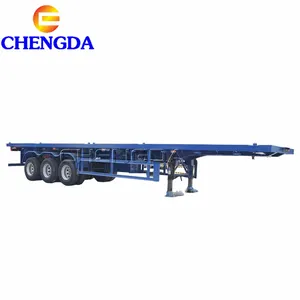 heavy duty 40ft 60tons flatbed semi trailer tractor for sale Senegal