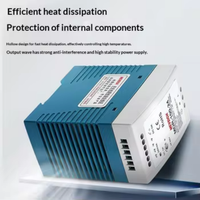 Alimentation industrielle MEVECH 100W SMPS 24V 220V AC DC à découpage sur rail DIN MDR-100-24