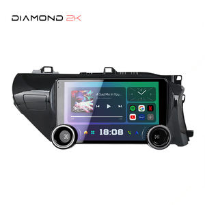 DIAMONDX80 10,1 pulgadas <span class=keywords><strong>T100</strong></span> 1280*800P pantalla para Toyota Hilux AN120 2015 - <span class=keywords><strong>2023</strong></span> Android coche estéreo Radio Carplay Android Auto - Product Image 1