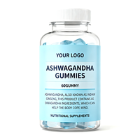 Gummies d'Ashwagandha 5% Withanolides pour le Soulagement du Stress et le Soutien de l'Humeur – Complément Adaptogène Personnalisé OEM ODM Marque Privée