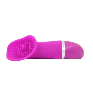 Vibrator lidah klitoris Licking Stimulator silikon 30 Mode getaran frekuensi tahan air dapat diisi ulang tenang Vibrator wanita