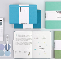Faible QUANTITÉ MINIMALE DE COMMANDE Personnalisable 160 gsm Pointillé Journal A5 Épais Blanc Bambou Papier 160 gsm Portable En Pointillés