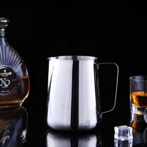Pichet à <span class=keywords><strong>lait</strong></span> pour <span class=keywords><strong>cappuccino</strong></span> personnalisé multi-dimensions / Pichet à <span class=keywords><strong>lait</strong></span> en acier inoxydable galvanisé avec mesures - Product Image 3