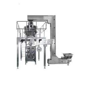 automatic puffed food weighing packaging machine with bag device