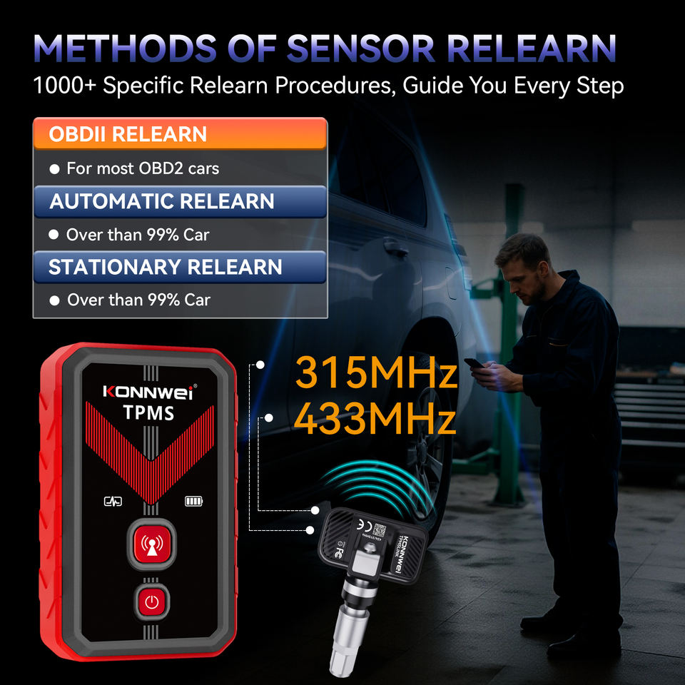 Konnwei Factory Tpms Programmer TK100 for Universal Sensors