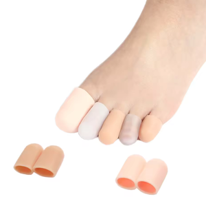 Protecteur d'<span class=keywords><strong>orteils</strong></span> en gel de silicone de haute qualité, très élastique, anti-friction, réductible en taille, coussin de séparation <span class=keywords><strong>pour</strong></span> les <span class=keywords><strong>orteils</strong></span>, soulagement de la douleur - Product Image 4