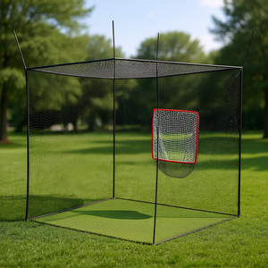 Jaula de Bateo de Golf 10x10x10 pies con Red de Poliéster para Entrenamiento en Interiores y Exteriores - Product Image 2