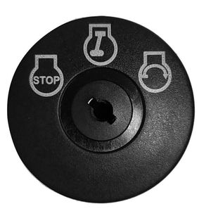 John Deere Ignition <b>Lock</b> Cylinder 925-04228 2 <b>Keys</b> Black Cylindrical <b>Lock</b> For Tractor Use - Product Image 4