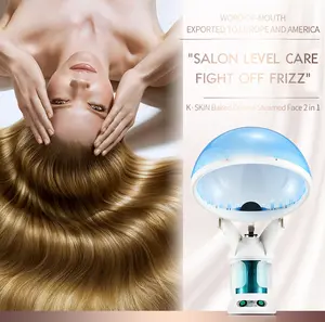Vaporizadores de pelo de Spa para el hogar personales populares para uso en salón de belleza máquina de vapor facial para el cuidado del cabello KD2328A vaporizador Facial eléctrico
