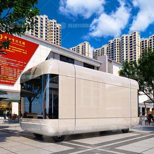 Trailer Makan Mobile Multifungsi 4 Roda Rangka Aluminium Baja Tahan Karat Garansi 1 Tahun Tahan Karat Dilengkapi Daya Listrik Terintegrasi - Product Image 2