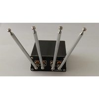 Casing Penutup Aluminium Hitam untuk Modul Elektronik LimeSDR Tipe-A atau Tipe-B dan Kit Penutup dengan Casing Pelindung