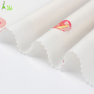 Voile Print Aangepaste Zachte Gevoel Geweven Wit Katoen Stof Voor T-shirt 100% C,100% Katoen Vlakte Duurzame Lichtgewicht 57/58" - Product Image 1