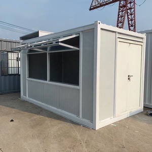 Negozio Prefabbricato Moderno in Container da 20 Piedi per <span class=keywords><strong>Bar</strong></span> <span class=keywords><strong>e</strong></span> Ristoranti, Chiosco Modulare Mobile per Vendita al Dettaglio - Product Image 1