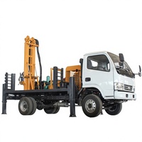 Plateforme de forage montée sur camion HRT-400 équipée d'un moteur diesel YUCHAI, profondeur de forage maximale de 400 m