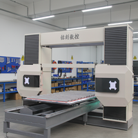 Machine CNC pour la découpe de mousse céramique avec fil diamanté pour le profilage des panneaux insonorisants et l'usinage des comptoirs en granit en arc