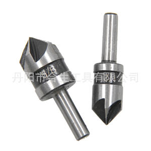 Mr Drill 82-Degree Five-Blade <b>Chamfering</b> <b>Tool</b> 5-Piece Set For Woodworking Hole Drilling With Quick Guide Countersunk Drill Bits - Product Image 4