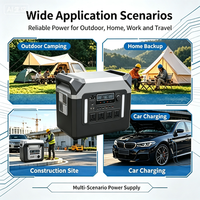 Station d'alimentation solaire portable 3000W, prix abordable, 220V 50HZ/60HZ, station d'alimentation portable solaire, station d'alimentation par batterie pour l'extérieur