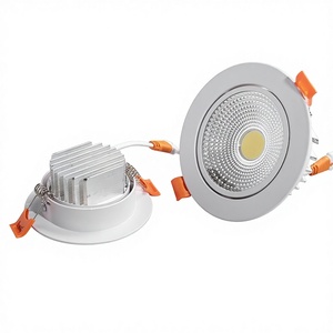 Inbouwspot met hoge CRI COB, grote straalhoek, modern minimalistisch design, 3000K-6000K kleurtemperatuur, hoge helderheid, aluminium voor - Product Image 1