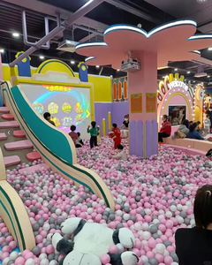 Colorful Durable Indoor Playground Equipment Soft Play Ball Pit <b>Slides</b> for Kids Indoor Play Center - Product Image 1