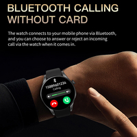 Meilleure Vente Montre Connectée à Écran Rond avec Accessoires Téléphoniques Alibaba, Reloj Smartwatch avec Carte SIM et Caméra pour iPhone et Samsung