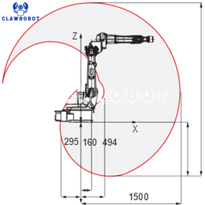 แขนหุ่นยนต์เชื่อมเลเซอร์ ABB 6 แกน รับน้ำหนัก 4 กก. หุ่นยนต์เชื่อมอาร์คเลเซอร์ สำหรับเชื่อมชิ้นส่วนรถยนต์ อุปกรณ์เชื่อมเลเซอร์ - Product Image 3