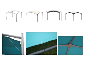 Hot Bán Của Nhãn Hiệu Có Thể Thu Vào Nhôm Thiên Nga Ô Sun Bóng Râm Tán Mái Hiên 5M Max Thép Sắt Tráng Polyester Vải Ngoài Trời - Product Image 4