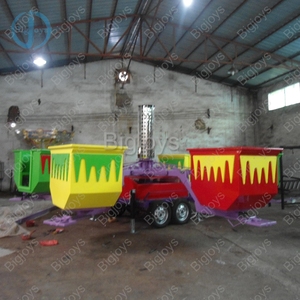 Vui Vẻ Công Viên Thiết Bị Lễ Hội <span class=keywords><strong>Rides</strong></span> Turbo Bồn Đi Xe Di Động Ngoài Trời <span class=keywords><strong>Carousel</strong></span> Trailer Gắn Vui Chơi Giải Trí Đi Xe Cho Bán - Product Image 5