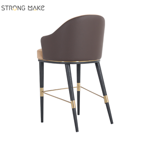 Jambe <span class=keywords><strong>en</strong></span> bois velours <span class=keywords><strong>tissu</strong></span> comptoir commercial hauteur cuisine moderne chaises <span class=keywords><strong>de</strong></span> <span class=keywords><strong>bar</strong></span> tabouret <span class=keywords><strong>de</strong></span> <span class=keywords><strong>bar</strong></span> <span class=keywords><strong>de</strong></span> luxe <span class=keywords><strong>avec</strong></span> <span class=keywords><strong>accoudoir</strong></span> - Product Image 3