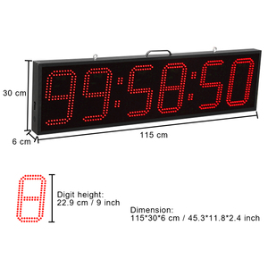Nuevo Cronómetro Digital CHEETIE CP30 2026, 6 Pulgadas, Número Alto, Logotipo Amarillo Personalizado, Garantía, Reloj, Línea de Meta de Maratón, Cronómetro de Carreras, LED - Product Image 6