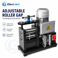 Machine de laminage à froid électrique automatique pour métaux 120mm 160mm 8-10mm pour la fabrication de bijoux de joaillier, fil carré et demi-fil