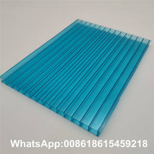 سمك 20 مللي متر المعاد تدويرها العسل PC التوأم جدار جوفاء سعر ورق بولي كربونات - Product Image 2