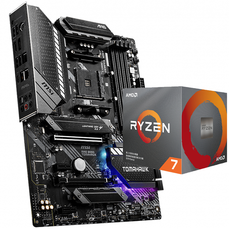 CPU MSI B550 TOMAHAWK Ryzen 5 5600G 16GB RAM MSI MAG B550 TOMAHAWK AMD AM4 DDR4 CF M.2 USB 3.2 Gen 2 HDMI