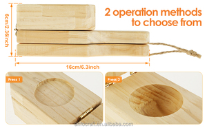 Plantain Báo Chí bằng gỗ chiên Chuối MASHER chuối smasher nhà sản xuất, Plantain Báo Chí smasher xách tay Plantain Báo Chí dễ dàng lưu trữ - Product Image 5