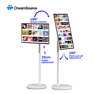 Portable Touchscreen LED LCD Portable TV <b>with</b> Wireless Charging and Movable Design - Product Image 2