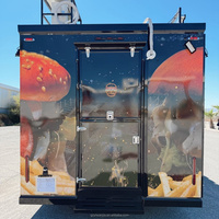 Camionnette de restauration mobile sur mesure de 6 m pour café, snacks, pizzas, tacos, BBQ, hot-dogs, glaces, entièrement équipée